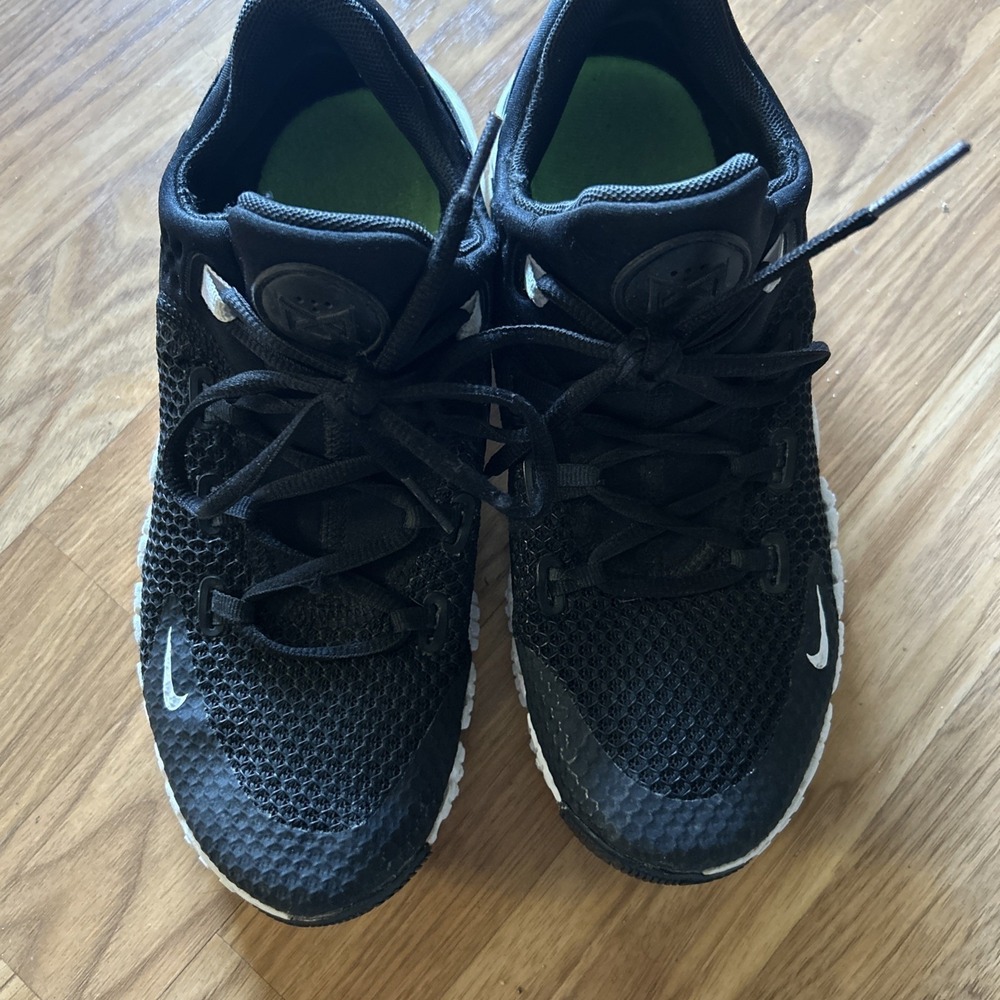 Nike Free Metcon 4 Black White Training Shoes CZ0596-010 Womens 7.5 - Picture 6 of 8